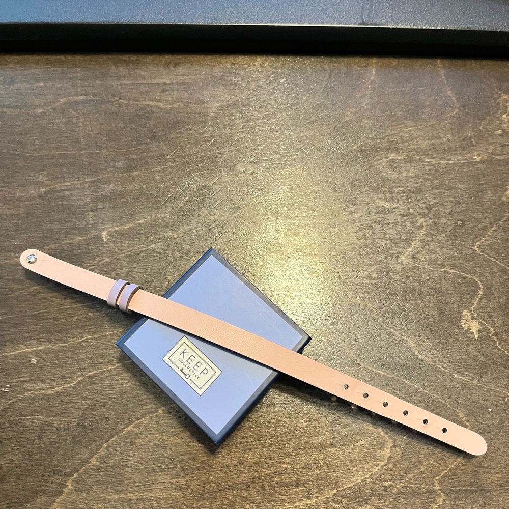 Keep Collective Engraved  Leather Keeper Bracelet - Picture 5 of 5